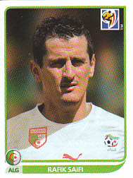 Rafik Saifi Algeria samolepka Panini World Cup 2010 #237